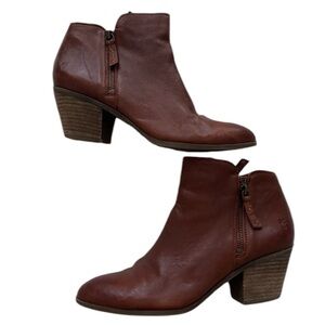Frye Judith Zip Leather Booties